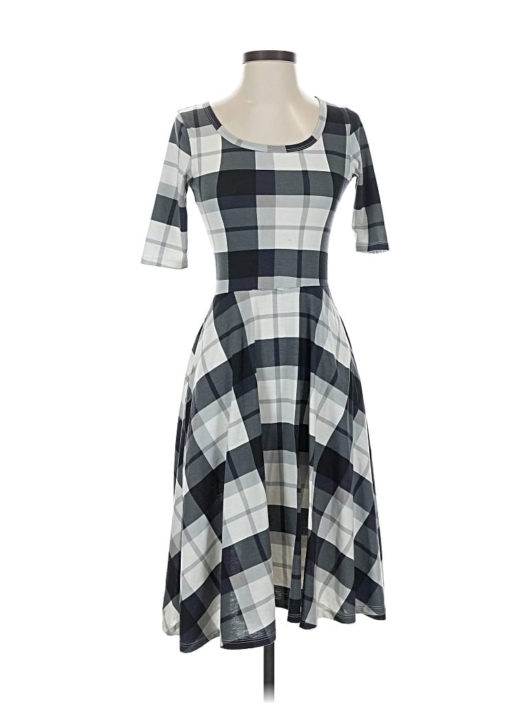 Pre-owned Lularoe Casual Dress In Gray