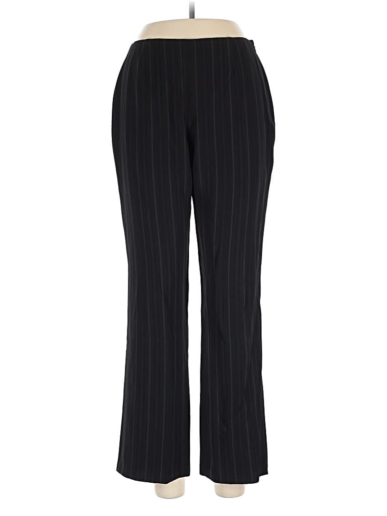Pre-owned Dana Buchman Wool Pants In Black