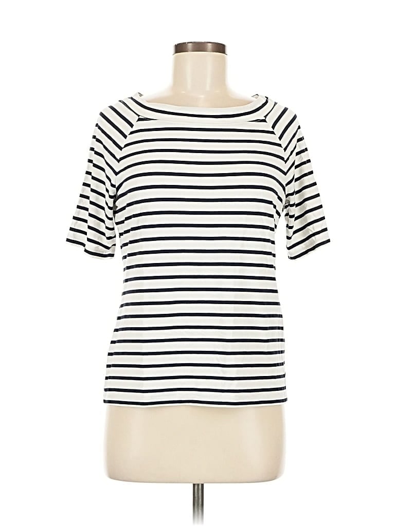 Click to view more detailed imagery on our partner's website Pre-owned Talbots Short Sleeve T-shirt In White