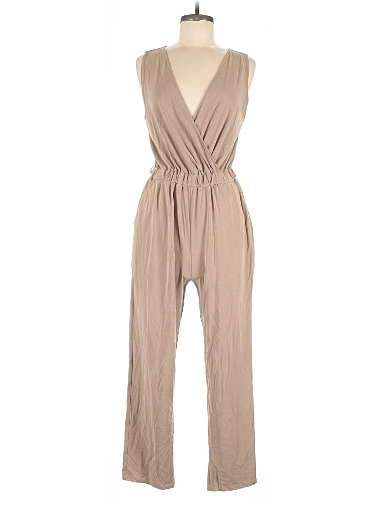 Pre-owned Express Jumpsuit In Brown
