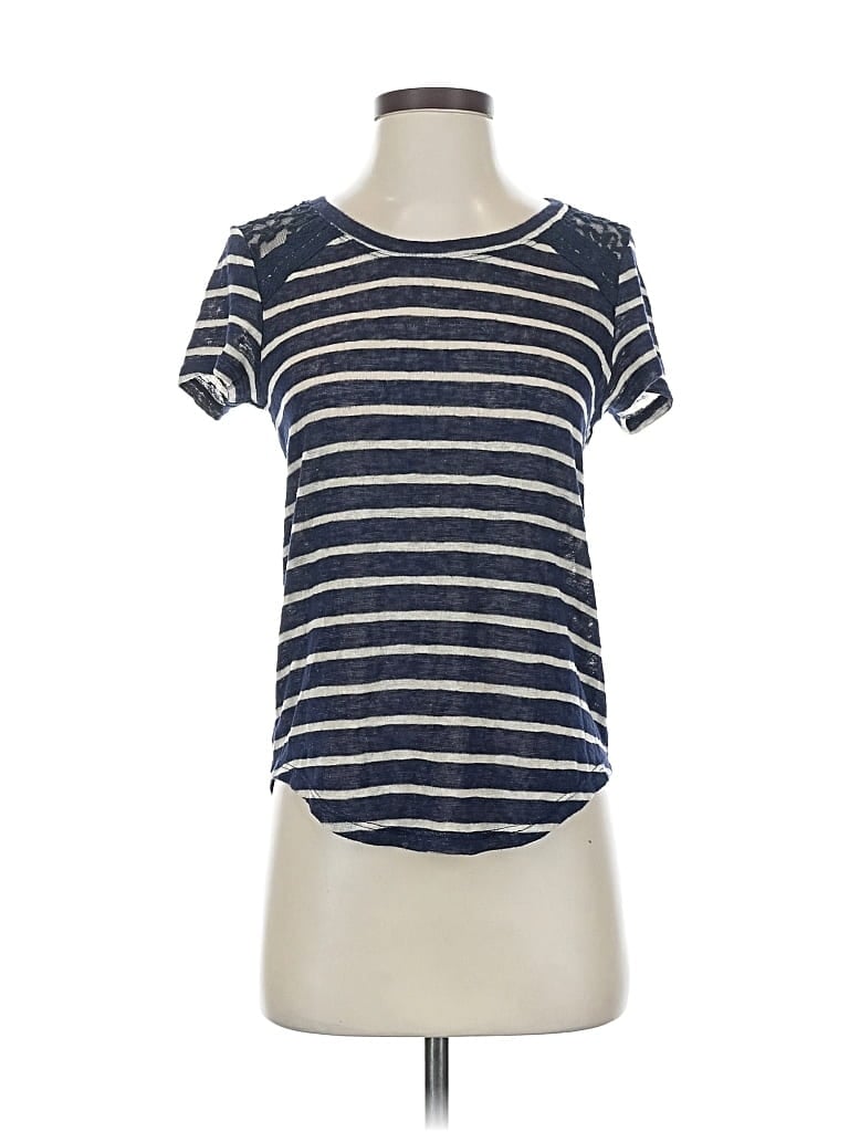 Pre-owned Maison Jules Short Sleeve T-shirt In Blue