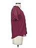 1.State 100% Polyester Burgundy Short Sleeve Blouse Size XS - photo 4