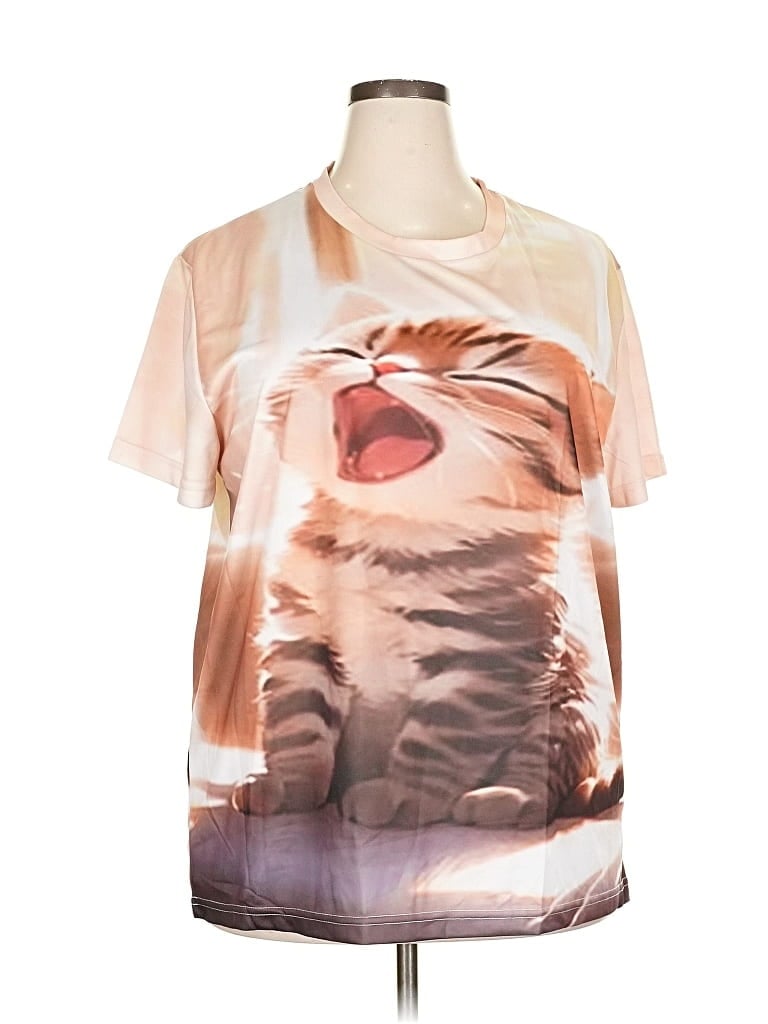 UNBRANDED Pre-owned Short Sleeve T-shirt In White