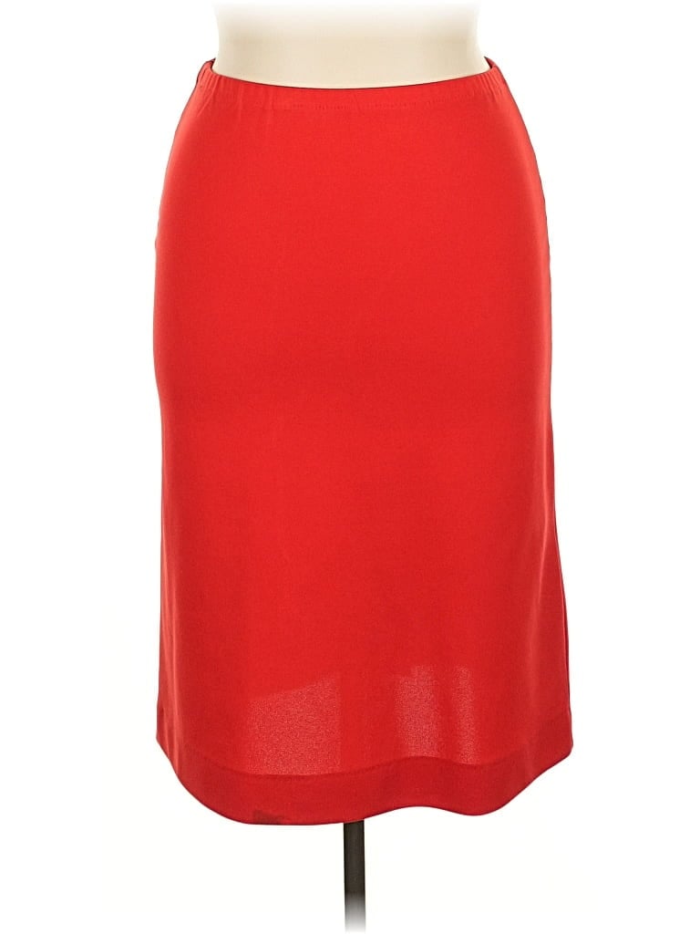 Pre-owned Unbranded Formal Skirt In Red
