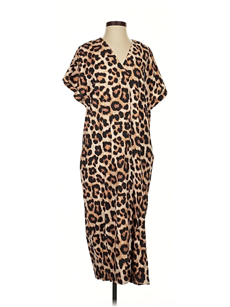 Pre-owned H&m Casual Dress In Brown