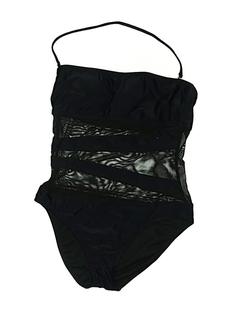 Pre-owned Mossimo One Piece Swimsuit In Black