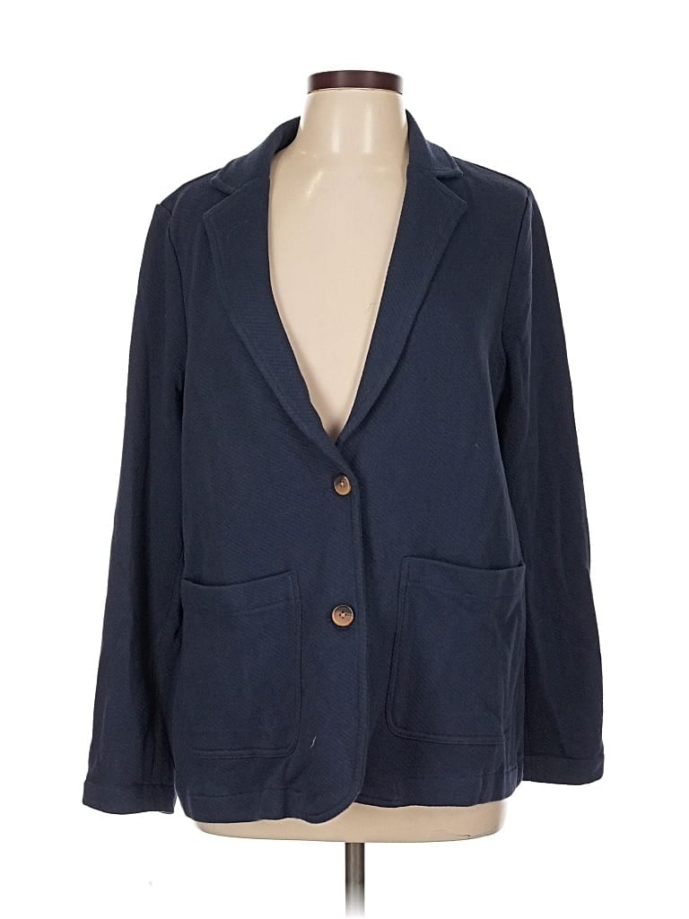 Pre-owned Caslon Blazer Jacket In Blue