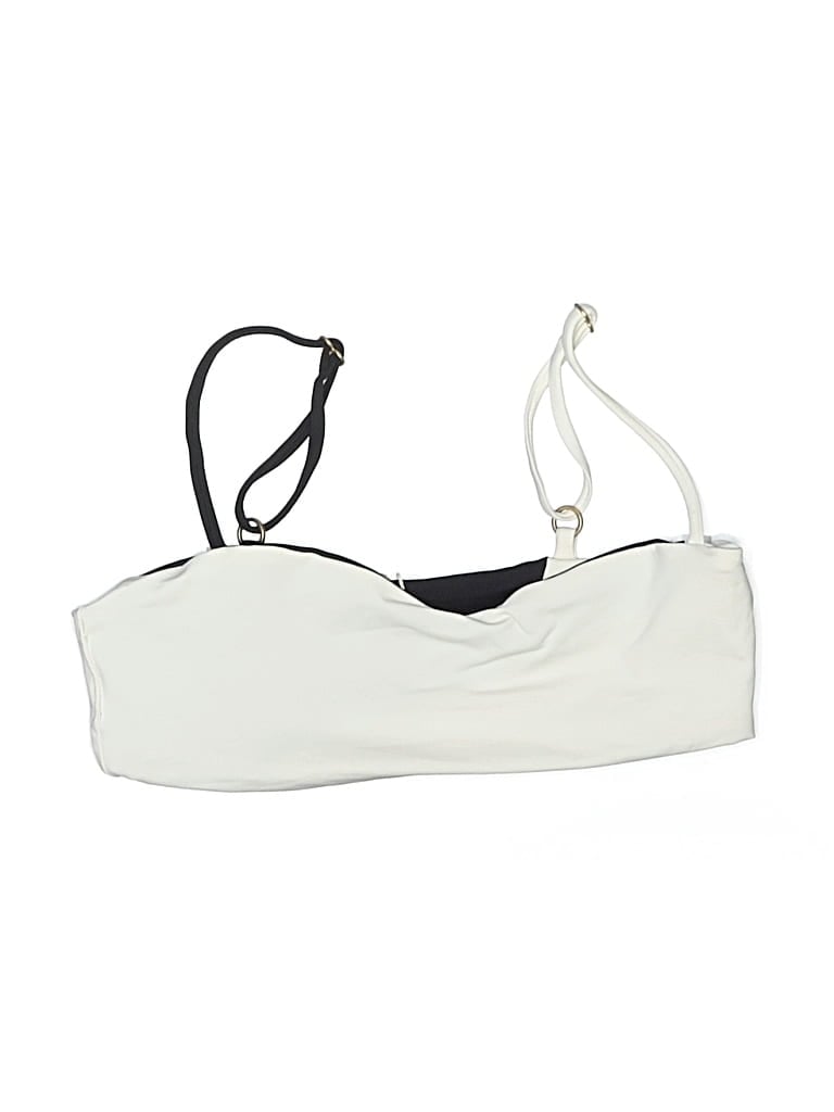 Pre-owned L*space Swimsuit Top Ivory Swimwear In White