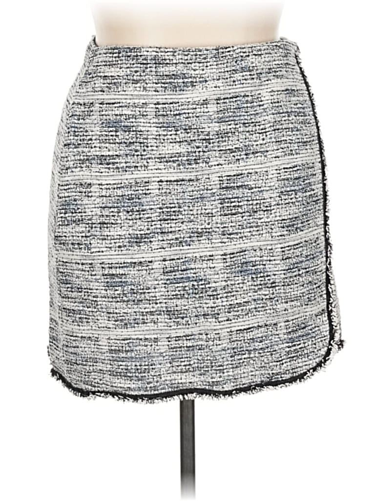 Pre-owned Max Studio Formal Skirt In Gray