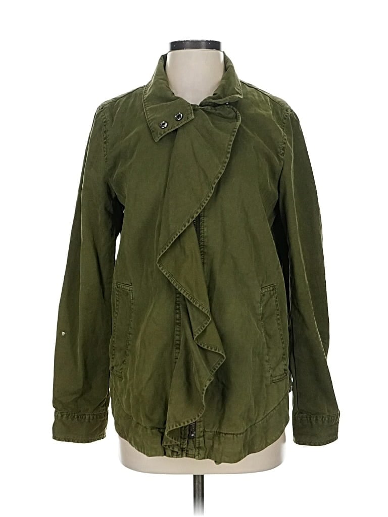 Pre-owned Banana Republic Cardigan Sweater In Green