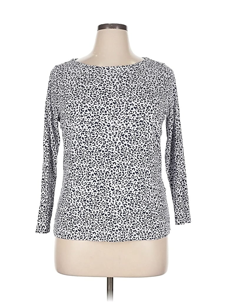 Pre-owned Vineyard Vines 3/4 Sleeve T-shirt In Silver