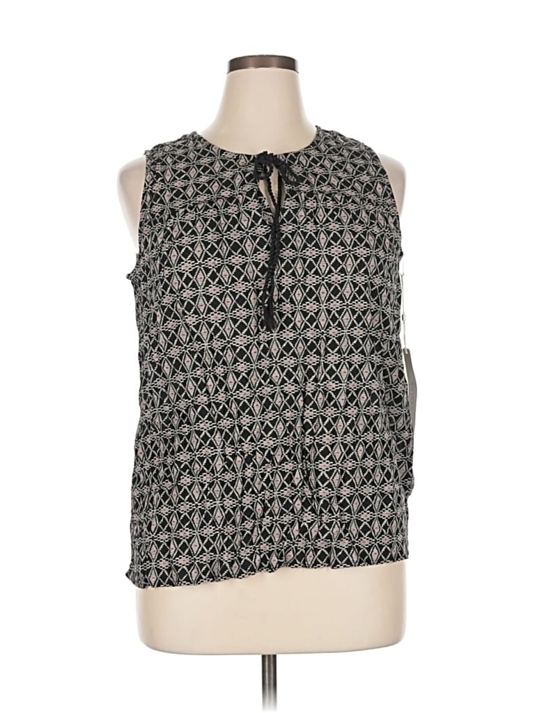 Pre-owned Caslon Sleeveless Blouse In Gray