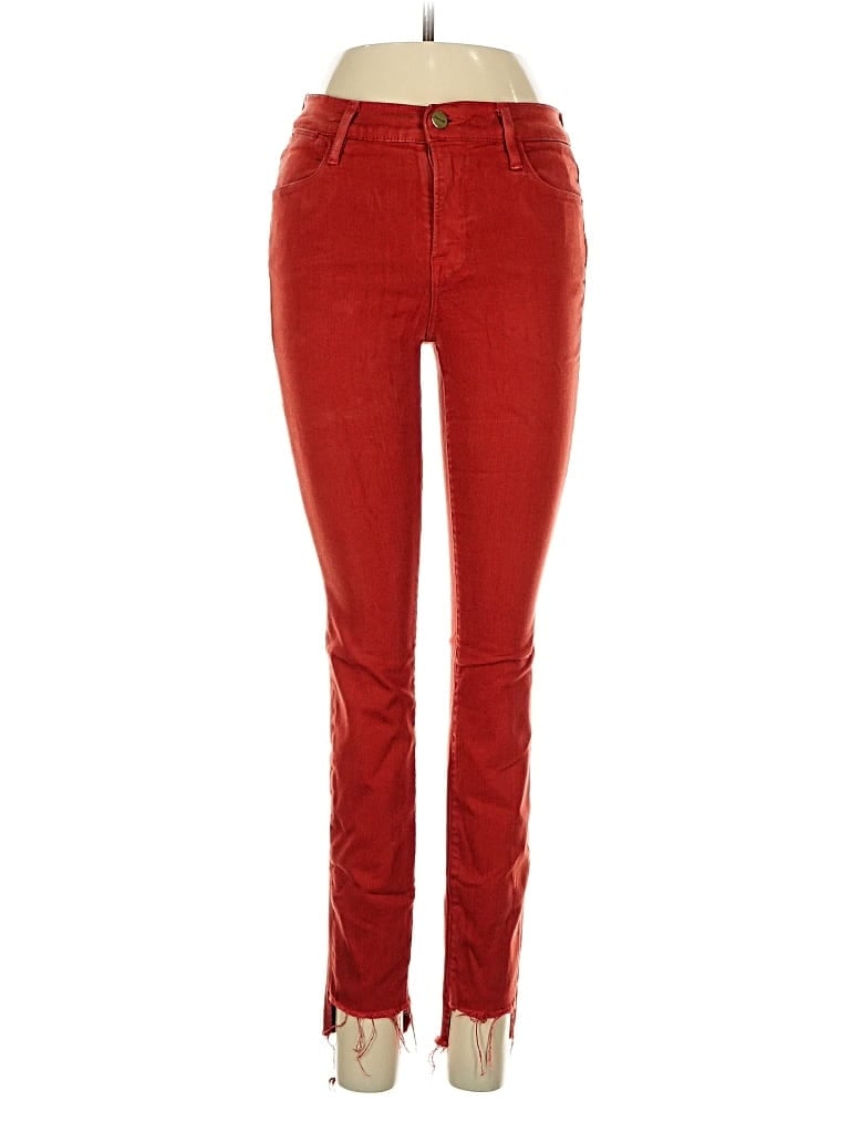 Click to view more detailed imagery on our partner's website Pre-owned Frame Jeggings In Red
