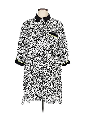 DKNY 3/4 Sleeve Button-Down Shirt (view 1)