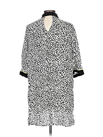 DKNY 3/4 Sleeve Button-Down Shirt (view 2)