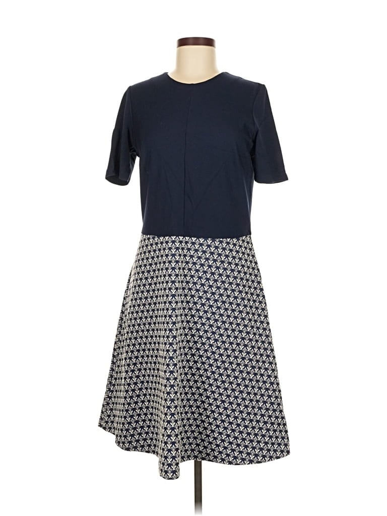 Pre-owned J. Mclaughlin Casual Dress In Blue