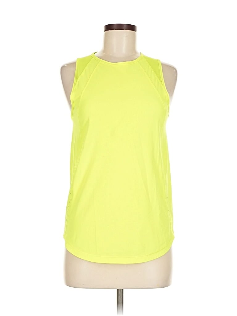 Pre-owned Lululemon Athletica Sleeveless T-shirt In Green