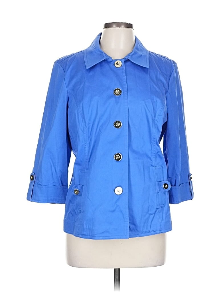 Click to view more detailed imagery on our partner's website Pre-owned Charter Club Blazer Jacket In Blue