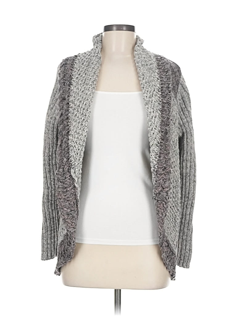 Pre-owned Cabi Cardigan Sweater In Gray