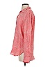 Equipment 100% Viscose Print Pink Long Sleeve Blouse Size S - photo 5