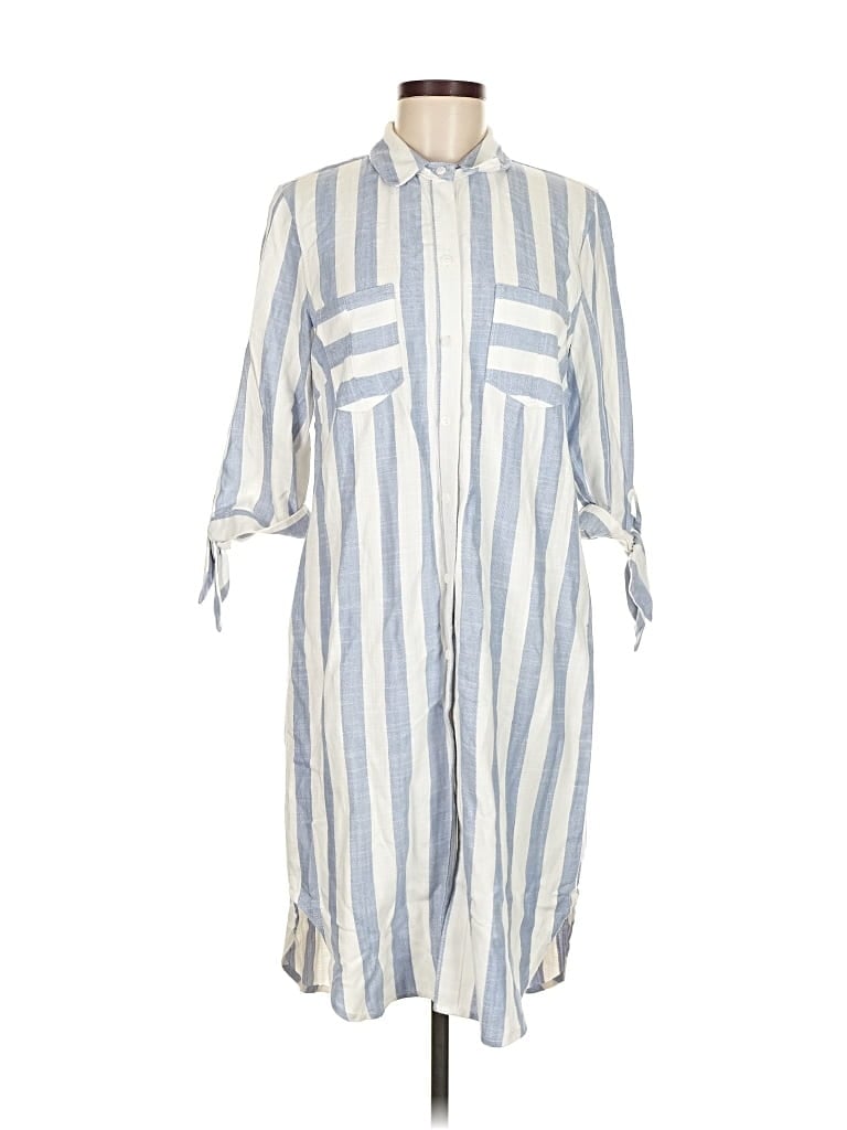 Click to view more detailed imagery on our partner's website Pre-owned Sharagano Casual Dress In Blue