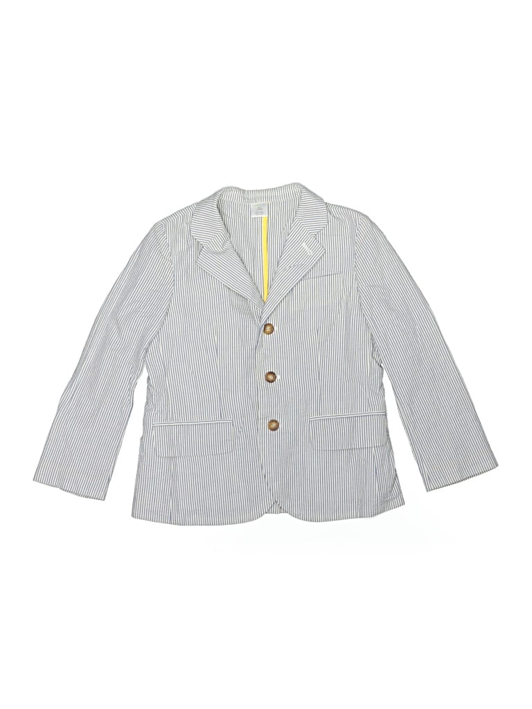 Pre-owned Crewcuts Kids' Blazer Jacket In Blue
