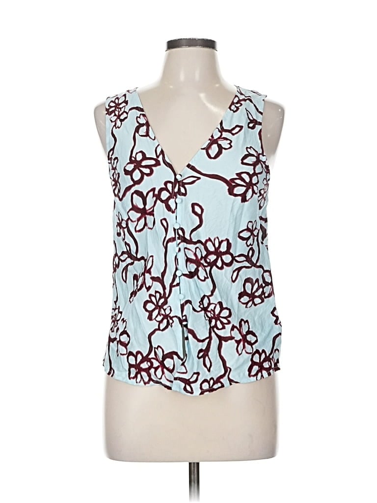 MADEWELL Pre-owned Sleeveless Blouse In Blue