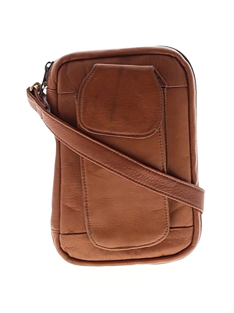 Pre-owned Unbranded Leather Crossbody Bag In Brown