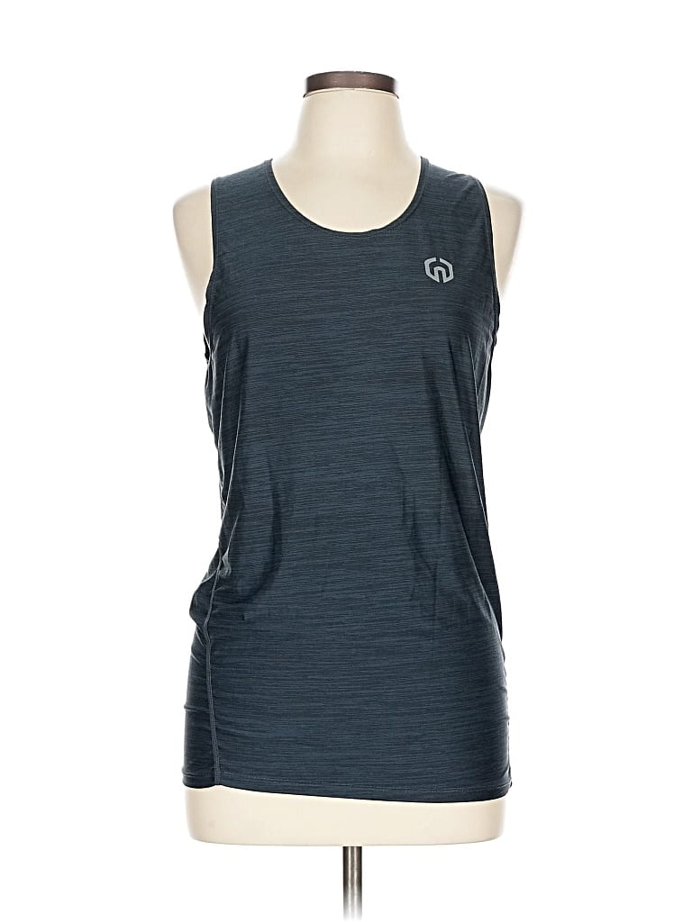 UNBRANDED Pre-owned Active Tank Top In Blue