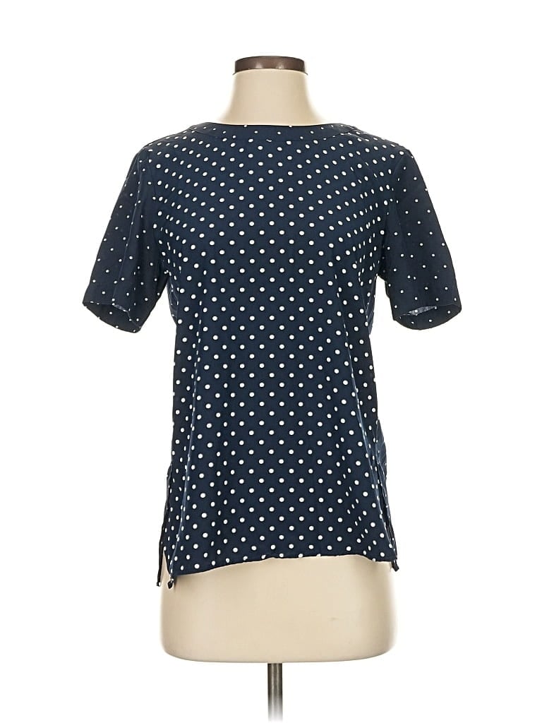Click to view more detailed imagery on our partner's website Pre-owned Uniqlo Short Sleeve Blouse In Blue