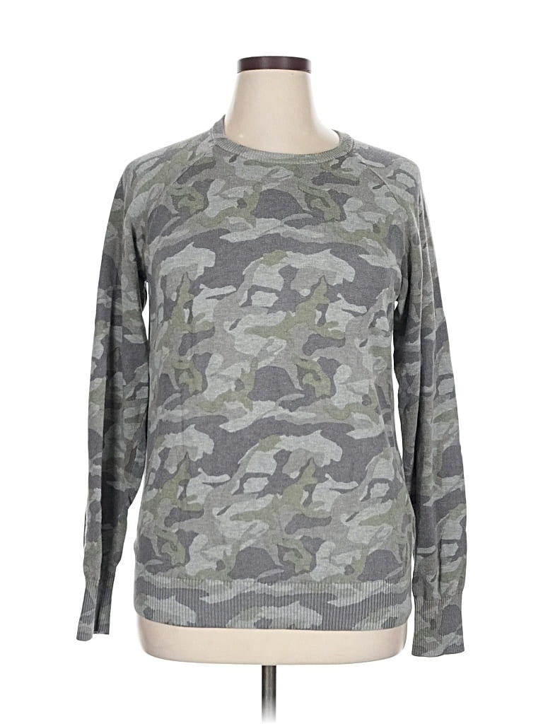 MONROW Pre-owned Pullover Sweater In Gray