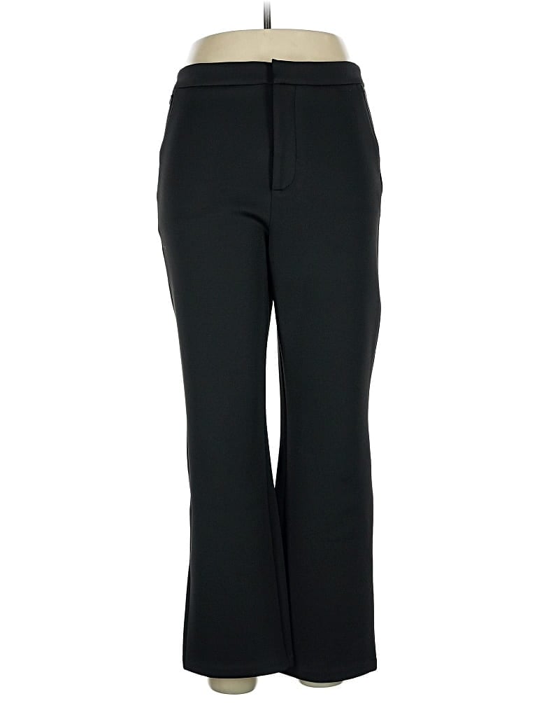 Pre-owned Good American Dress Pants In Black