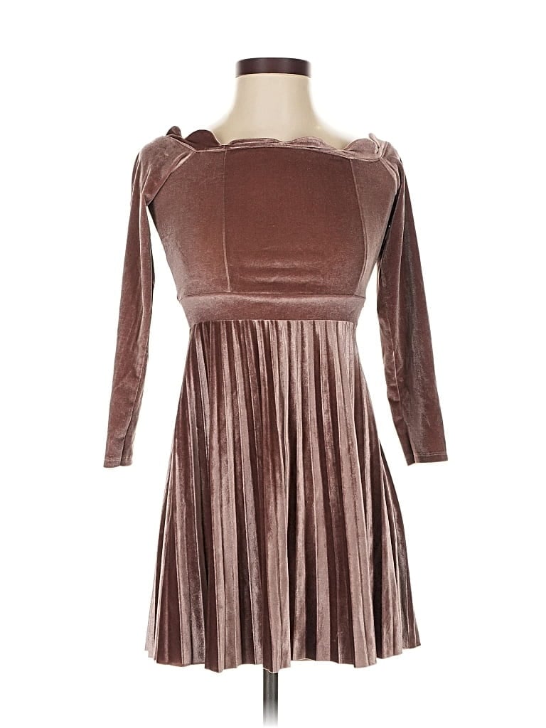 Click to view more detailed imagery on our partner's website Pre-owned Asos Design Cocktail Dress In Brown