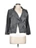 Bisou Bisou 100% Spandex Chevron-herringbone Gray Jacket Size 12 - photo 1
