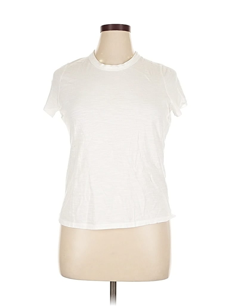 Pre-owned Banana Republic Short Sleeve T-shirt In White