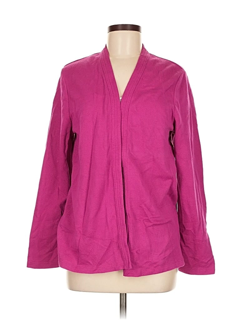 Pre-owned Talbots Outlet Cardigan Sweater In Pink