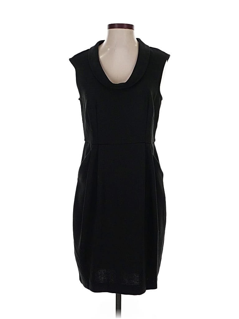 Pre-owned Ann Taylor Loft Cocktail Dress In Black
