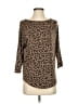 Unbranded Animal Print Brown Pullover Sweater Size XS - photo 1
