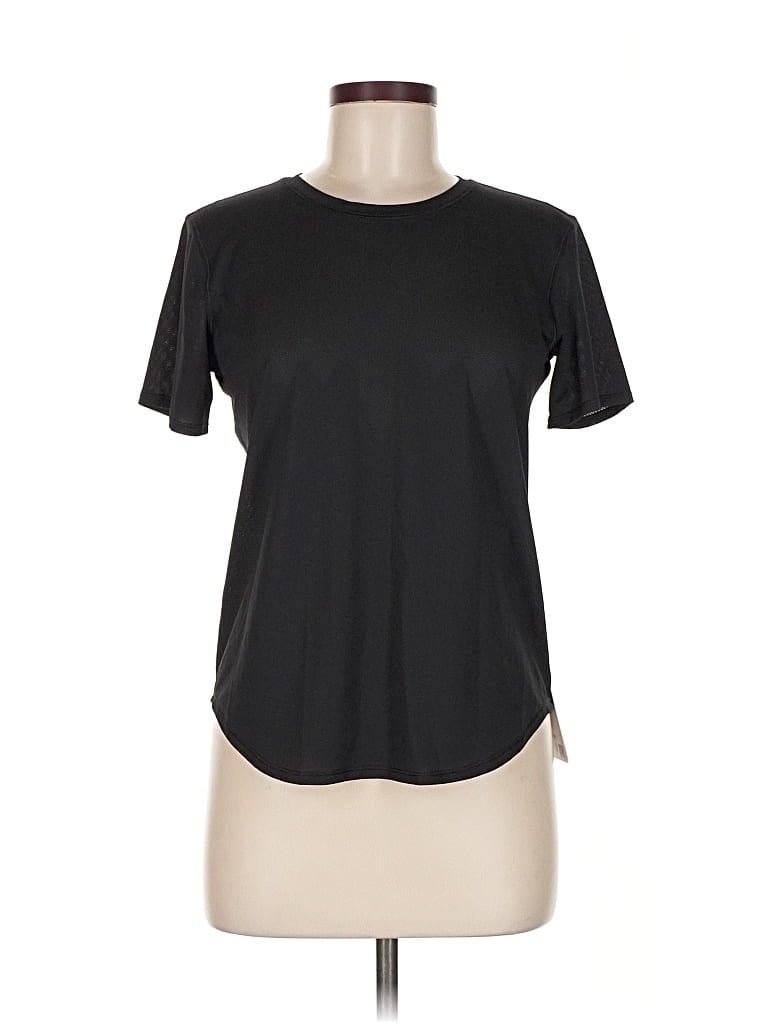 Pre-owned Lululemon Athletica Short Sleeve T-shirt In Black