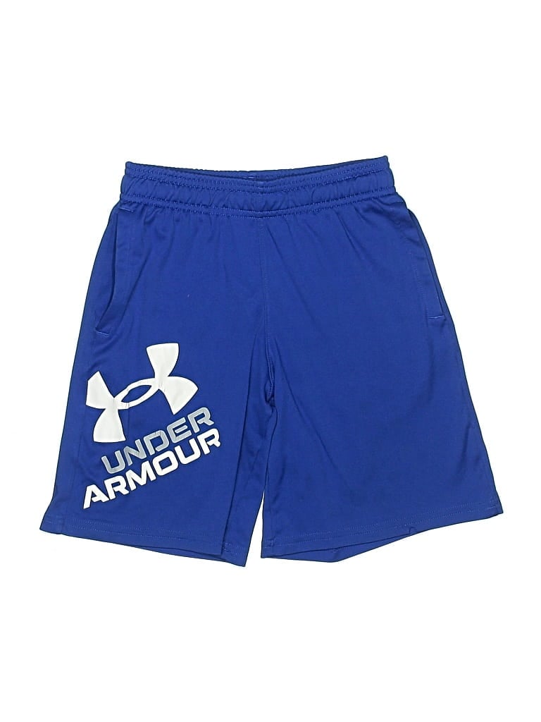 Click to view more detailed imagery on our partner's website Pre-owned Under Armour Kids' Athletic Shorts In Blue