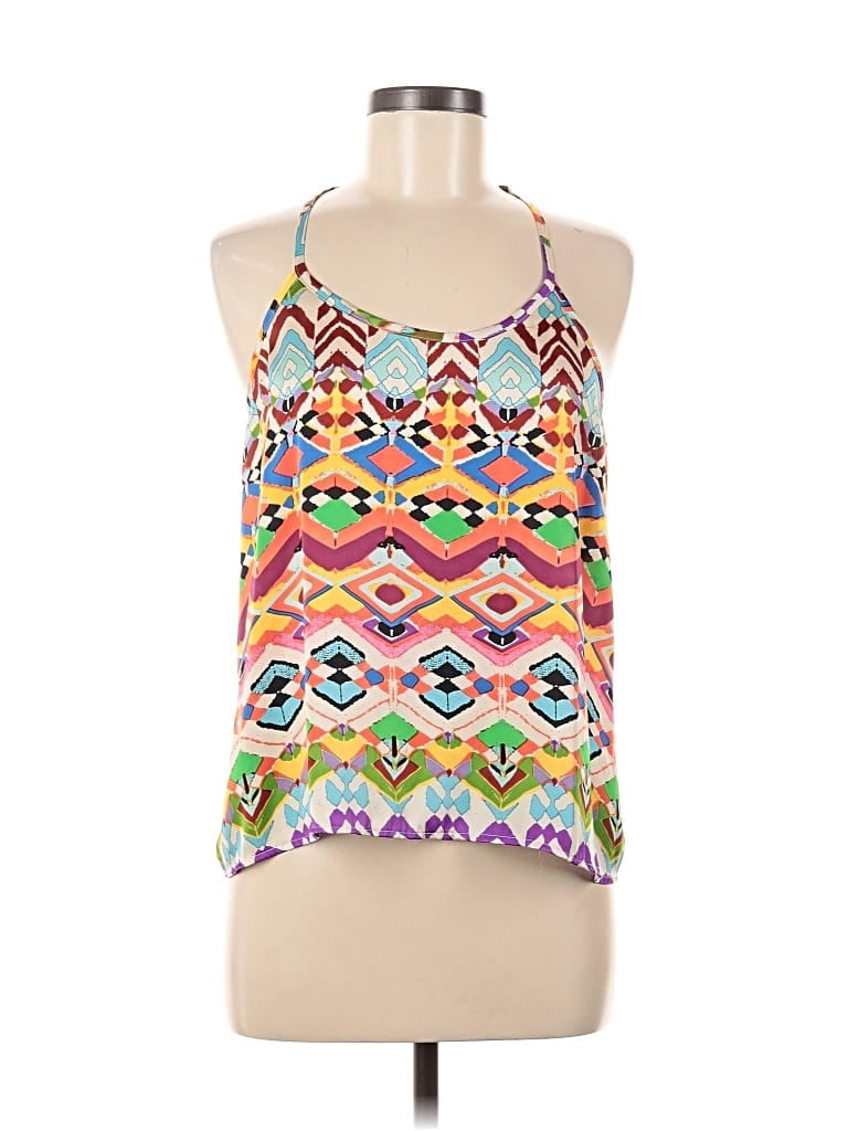 Pre-owned A. Peach Sleeveless Blouse In Orange