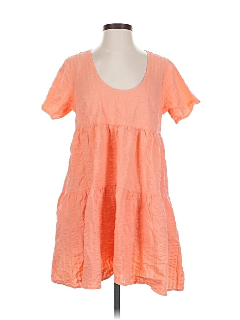 Pre-owned A New Day Casual Dress In Orange