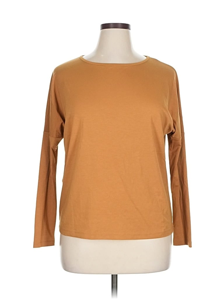 ALEXANDER WANG T Pre-owned 3/4 Sleeve T-shirt In Brown