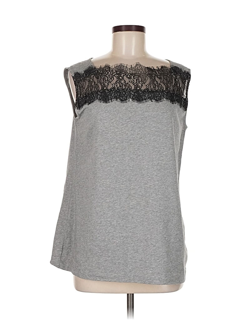 Pre-owned Cabi Sleeveless T-shirt In Gray