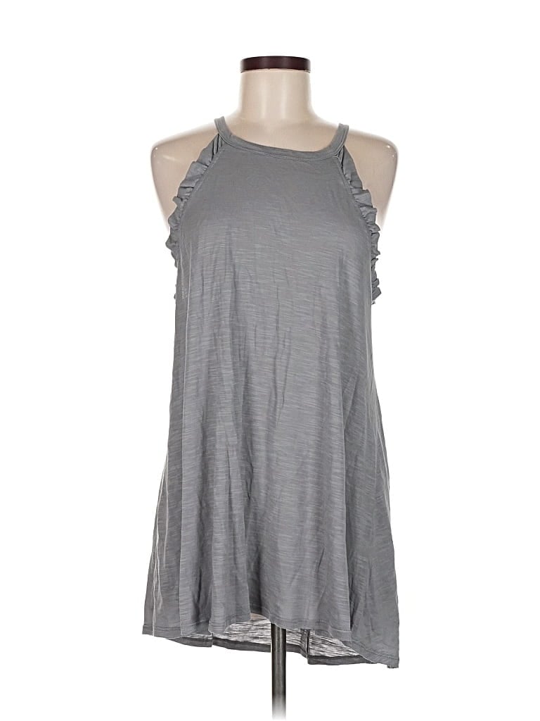 Pre-owned White Birch Sleeveless Top Gray Halter Neckline Tops