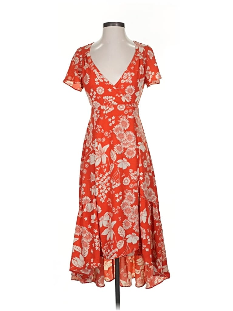 Pre-owned Urban Outfitters Cocktail Dress In Orange