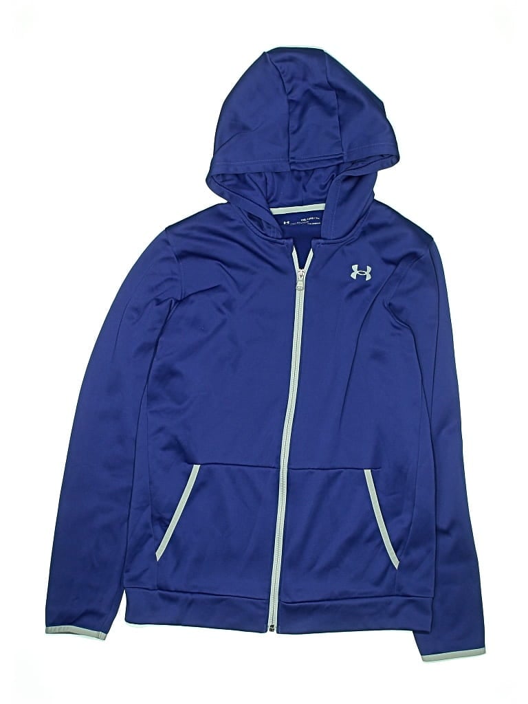 Click to view more detailed imagery on our partner's website Pre-owned Under Armour Kids' Track Jacket In Purple