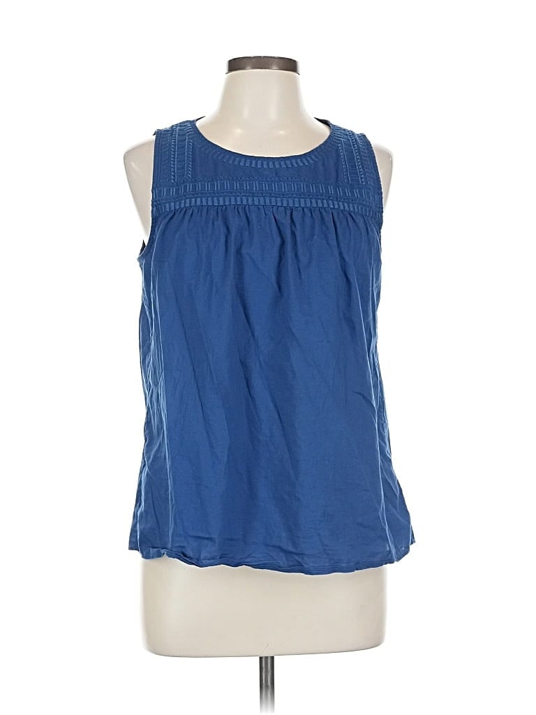 Pre-owned Gap Sleeveless Blouse In Blue