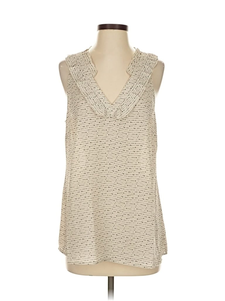 CABI Pre-owned Sleeveless Blouse In White