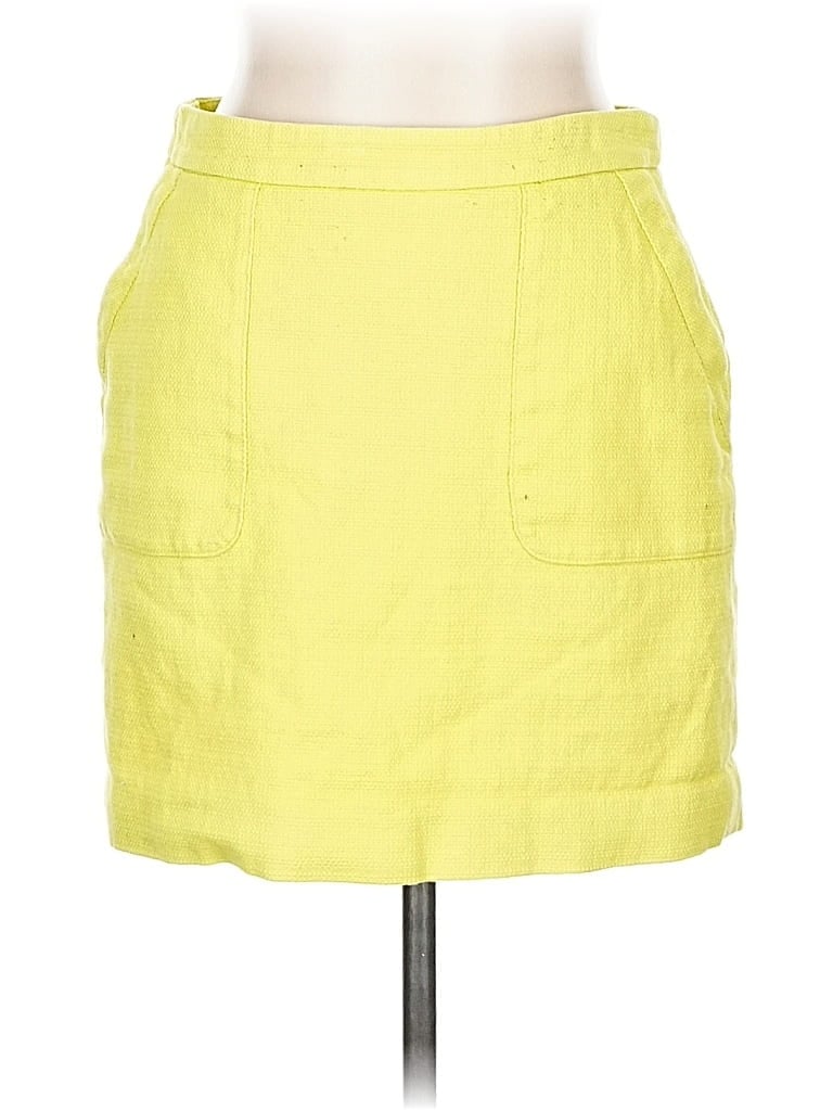 Pre-owned Ann Taylor Loft Casual Skirt In Yellow
